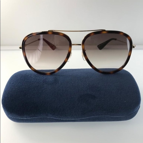 GUCCI Brown Gradient Sunglasses
GG0062S 012 57 - Picture 2 of 15